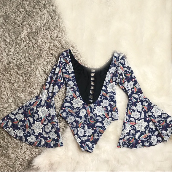 OndadeMar Bird of Paradise Long Sleeve Swimsuit A9 - Picture 7 of 13